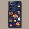 Denim Brot Handyhülle ist geeignet für Samsung GalaxyS26 Silikon S25 + Lanyard S24ultra neues S22 Set