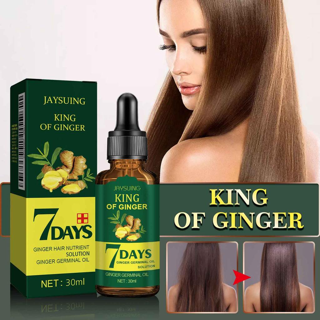 Ginger Care Hair Spray Hair Growth Essence Nourish Hair Roots Massag Scalp Repair Hair Quality Control Oil  Strengthen Hair Roots Hair Care Solution