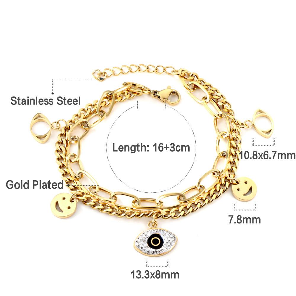 Eye of The Devil Electroplated Metal Jewelry
