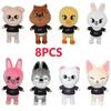 Skzoo Teddy Plush Skzoo Kpop Kawaii Plush Cartoon Stuffed Animal Soft Doll Kawaii Toys Room Decor Children Fans Gift
