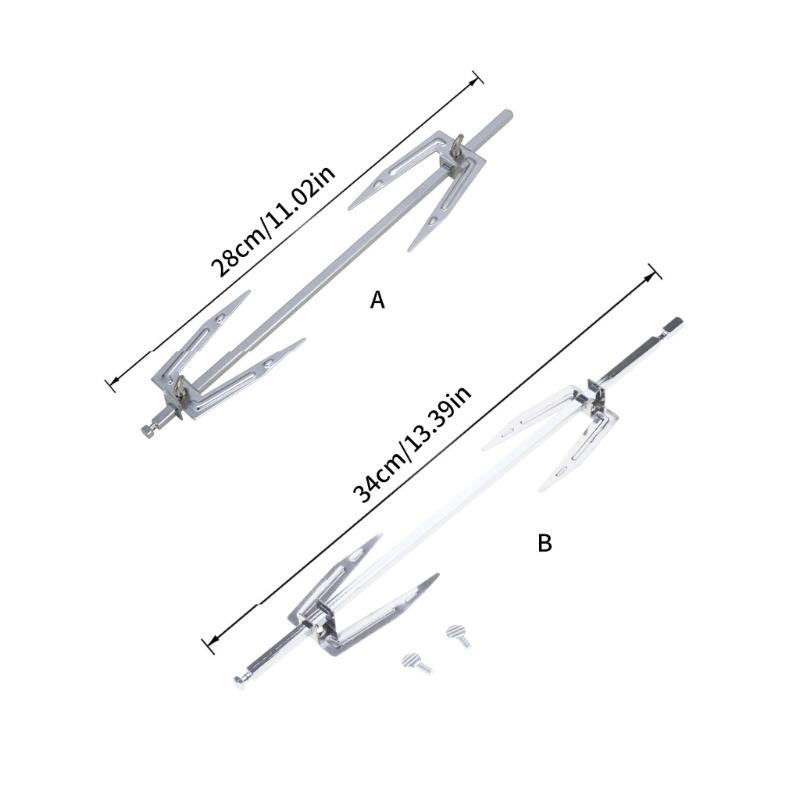 Rotating Rotisserie Grills Air Fryer Fork Grills Roast Chicken Fork Stainless Steel Skewer Grilled Air Fryer Accessories