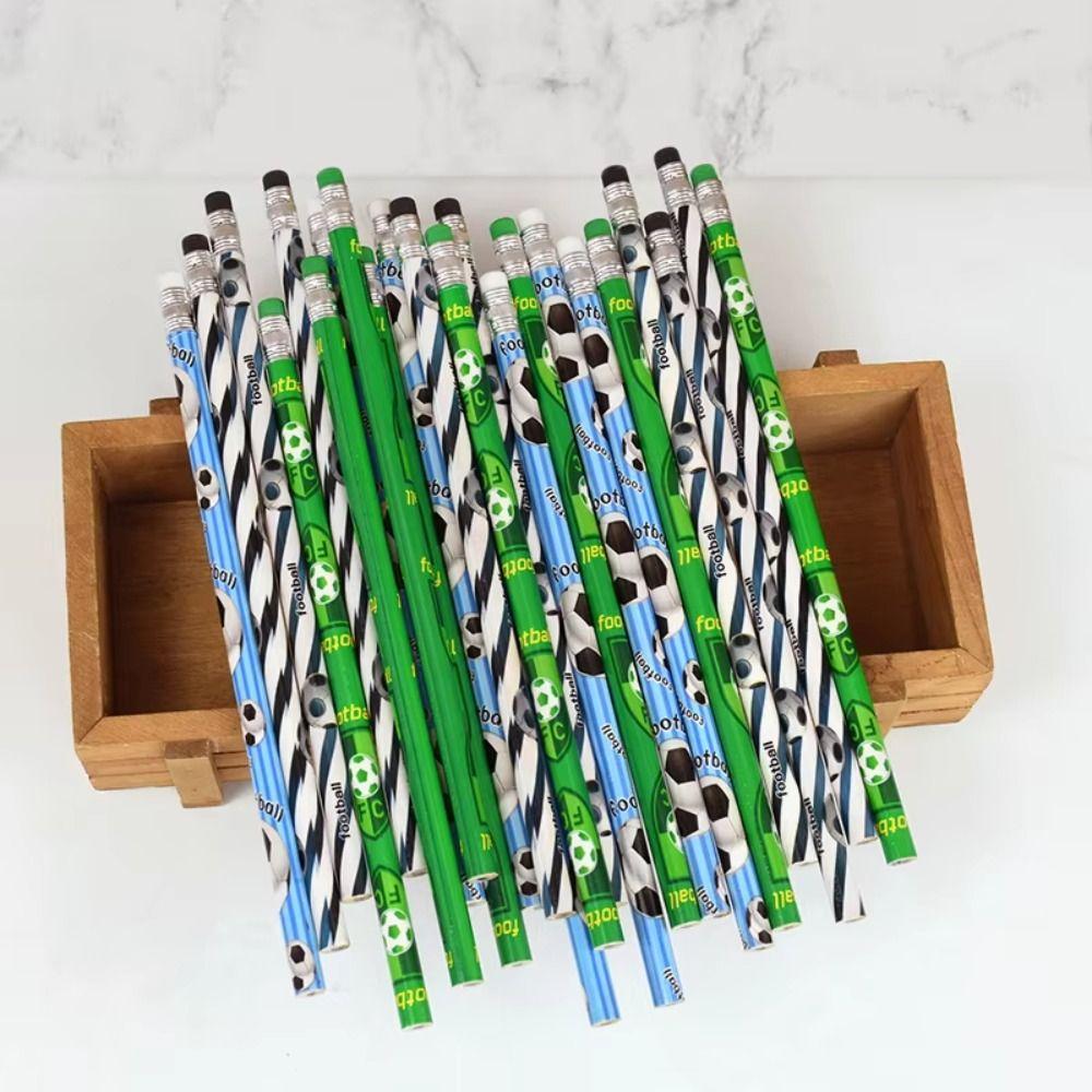 12Pcs HB Pencil Cartoon Drawing Stationery New Wood Pencil  for Children Student