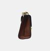 [Pre-Owned] Padlock Moonlight Treasure Box Series Metal Lock Logo Canvas And Leather Crossbody Bag Small - Good #1RB526W