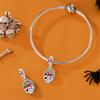 Halloween Party Copper Gothic Skeleton Candy Fruit Basket Pendant Beads Fit Charms Bracelet For Jewelry Making Women Gifts