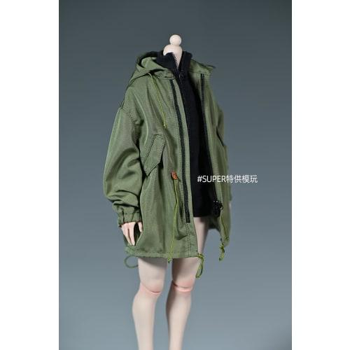 TOYBARJAPAN 1/6 Scale Action Figure Special Offer: Beautiful Female Fashion Military-Style Jacket Coat for TBLeague Body (Head, Body, and Other Outfit