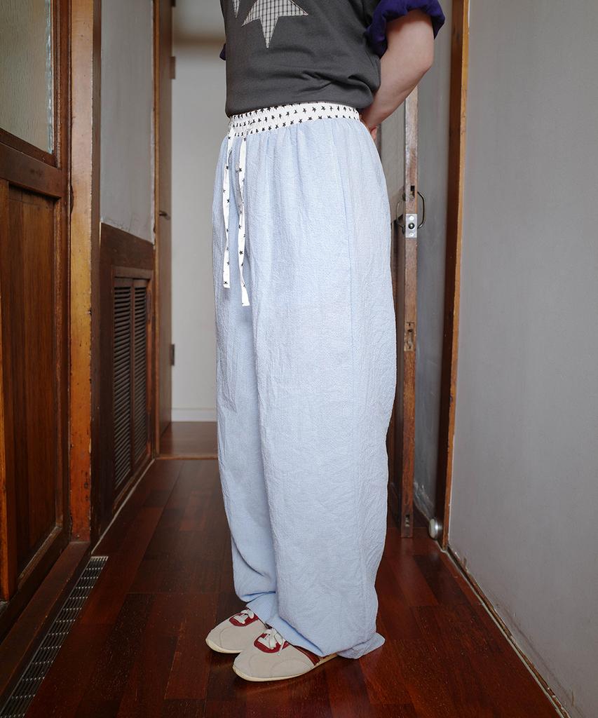 CAVISH W Check Lounge Pants Blue(Cv2Fmfpa59A)