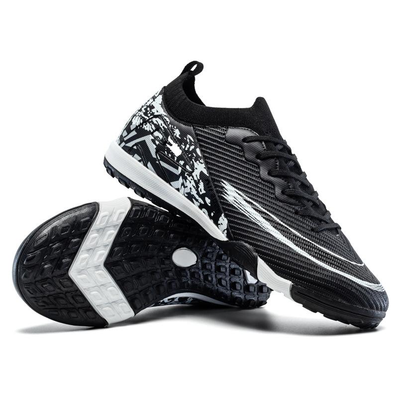 Unisex Professional Football Cleats AG Studs Soccer Boots Breathable Outdoor Lawn Training Sneakers