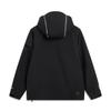 Li Ning Outdoor Series Sports Casual Simple Loose Hooded Zipper Solid Color Comfortable Versatile Windbreaker Unisex Outerwear AEMV037-1