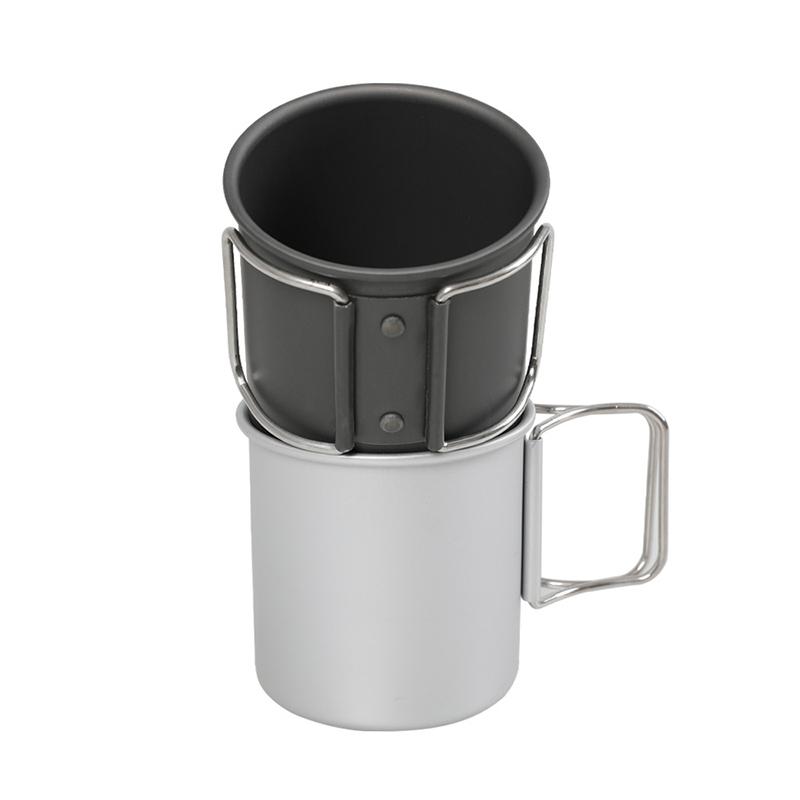 Folding Water Cup For Camping Tourist Tableware Picnic Utensils Outdoor Travel Cooking Set Barbecue Camping