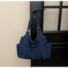 Women's Large Capacity Japanese Style Casual Denim Tote Bag
