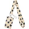 2D Fashionable Bow ID Card Holder with Detachable Lanyard. Lightweight, for Bus Cards, Student & Work IDs.