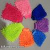6Pcs Microfibre Car Wash Mitt Thick Noodle Soft Microfibre Glove Cleaning, Random Colors