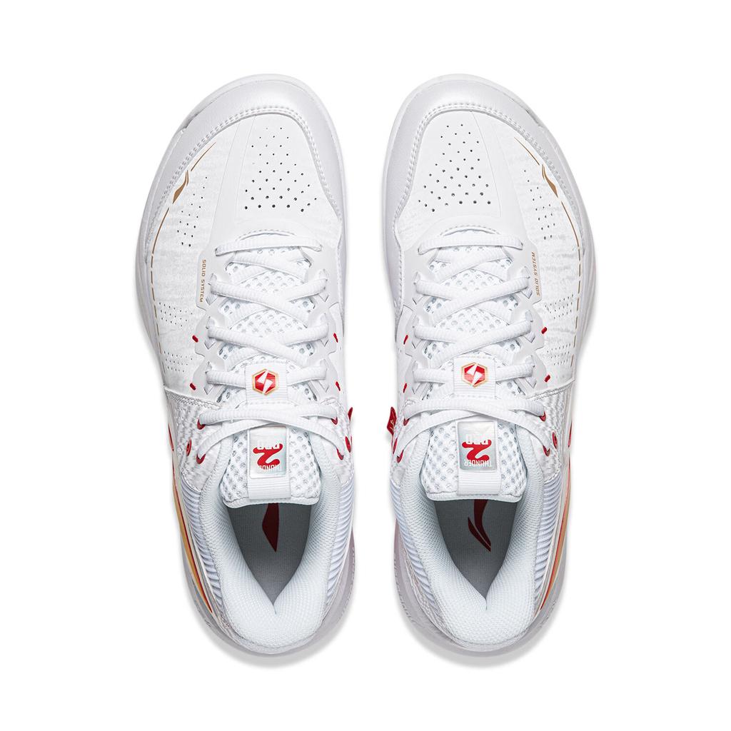 Li Ning Thunder 2 Pro Sportlich Bequem Vielseitig Leicht Rückfedernd Niedrig geschnitten Badminton Schuhe Unisex Sneaker AYAW029-1