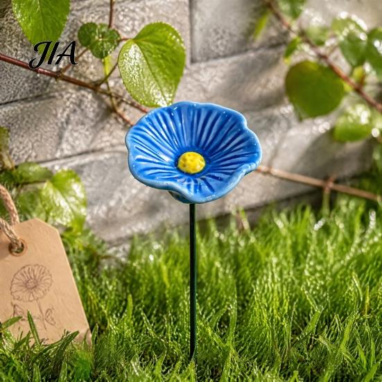Bienenfreundliche Garten Geschenke Keramik Bienen Wasserstation, Handgefertigtes Buntes Blumenbad, Mini Hinterhof Landschaftsbau Dekor Wasserschale für