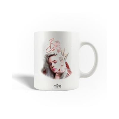 Mug - Billie Eilish - Fan Art - Ceramic - 30 Cl - Dishwasher Safe