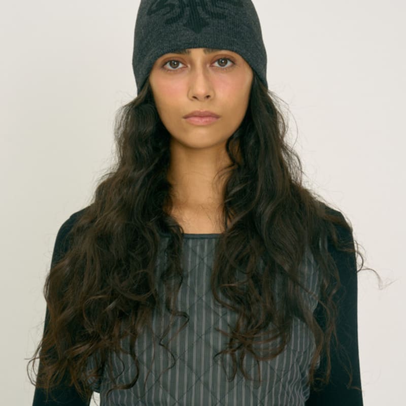 

D.pablo Jugendstil charcoal beanie OS