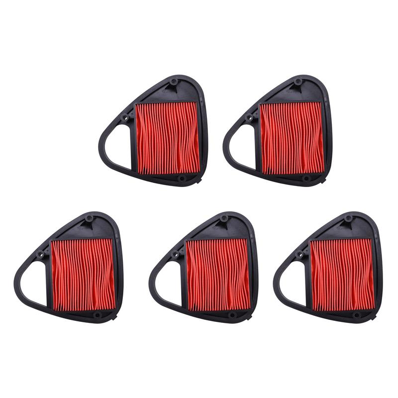 5X Motorcycle Air Filter Cleaner For HONDA Steed400 STEED600 Steed VLX600 SHADOW 600 1995-1997