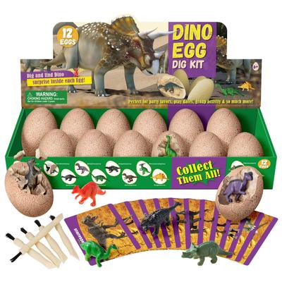 XXTOYS Escavação de Dinossauro Dinossauro Ovo de Dinossauro Conjunto de Tiranossauro Kit de Presente para Crianças, Brinquedo, Brinquedo, 12, Rex,