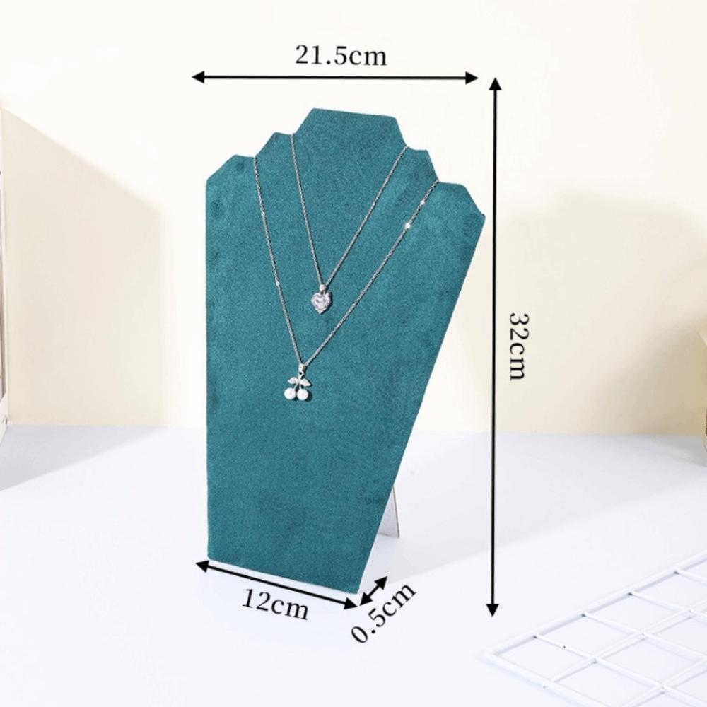 Velvet Jewelry Display Stand Black Necklace Holder Stand New Necklace Shelf  Jewelry Shop Window