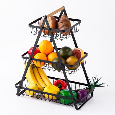 Kitchen Multi-functional Vegetable and Fruit Storage Rack Fruit Tray Snack Vegetable Storage Rack Portable Candy Tray Fruit Basket