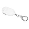 Personal Safety Alarm White IP44 Water Proof Rechargeable 130dB Alarm Siren Keychain with LED Flashlight APP for