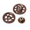 XBERSTAR RC Gear Set for Tamiya 1/10 Hotshot II 2024 4WD RC Front Gearbox Gear, Aluminum Alloy Gearbox Gear Upgrade Parts Accessories