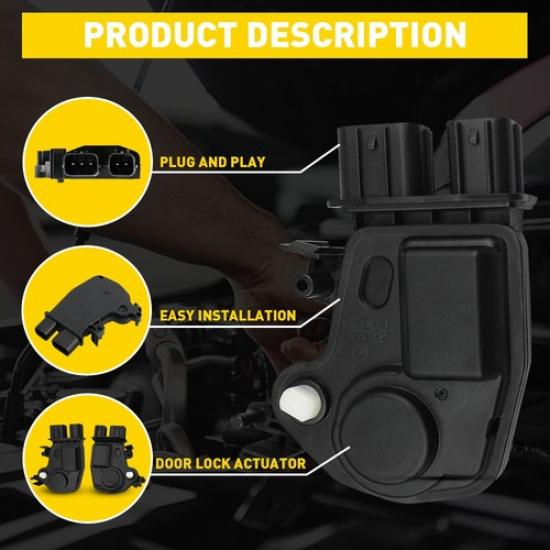 Door Lock Actuator For 2002-04 Honda CR-V 03-07 Pilot Front And Rear Left Right