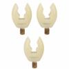 3PCS PVC Fishing Rod Rest Head Luminous Rod Stand Clip Fishing Rod Holder Head  Stable Fishing