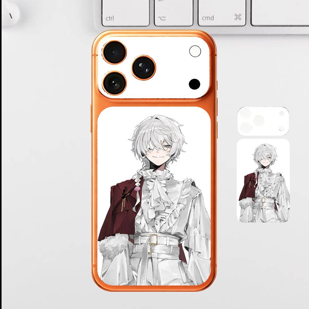 

N-Nikolai Gogol Bungou Plain Decal Skin for iPhone17 Pro Max Back Film Cover Wrap Anti-scratch Durable Sticker iPhone17pro