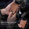Hot-Selling Men's Slim Bi-Fold RFID Anti-Theft Wallet with Pull-Out Credit Card Holder
