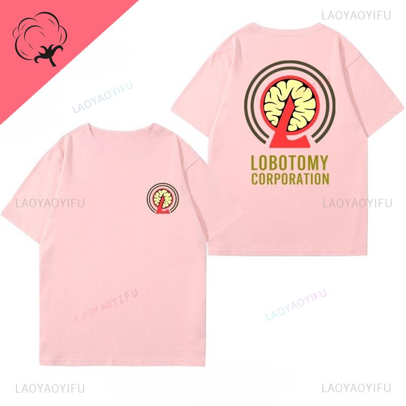 Lobotomy Corporation Game Shirt Anime Camiseta Unisex Women Vintage Classic Short Sleeve Cotton Crewneck Streetwear Printed Tee S