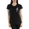 AC/DC Kleines Lightning Bolt-Baumwoll-T-Shirt für Damen/Damen