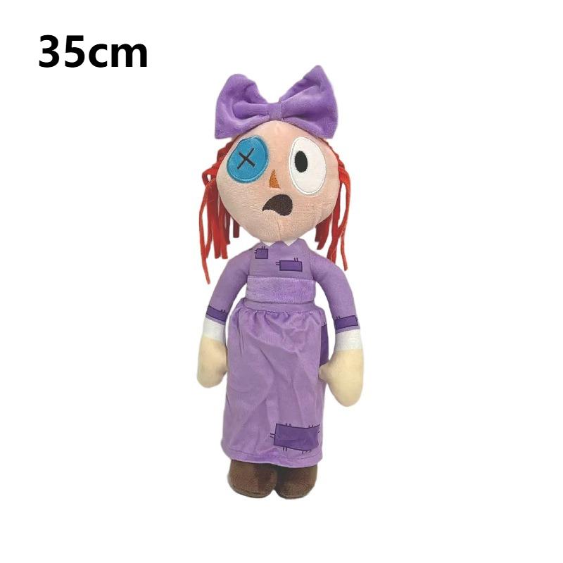 Cute The Amazing Digital Circus Series Stuffed Toy Hug Pillow Cartoon Soft PP Cotton Filling Plush Toy Birthday Gift