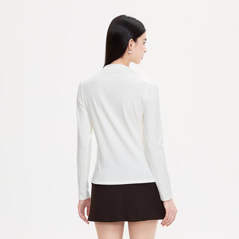 FivePlus Damen Slim Fit Rundhals Langarm T-Shirt