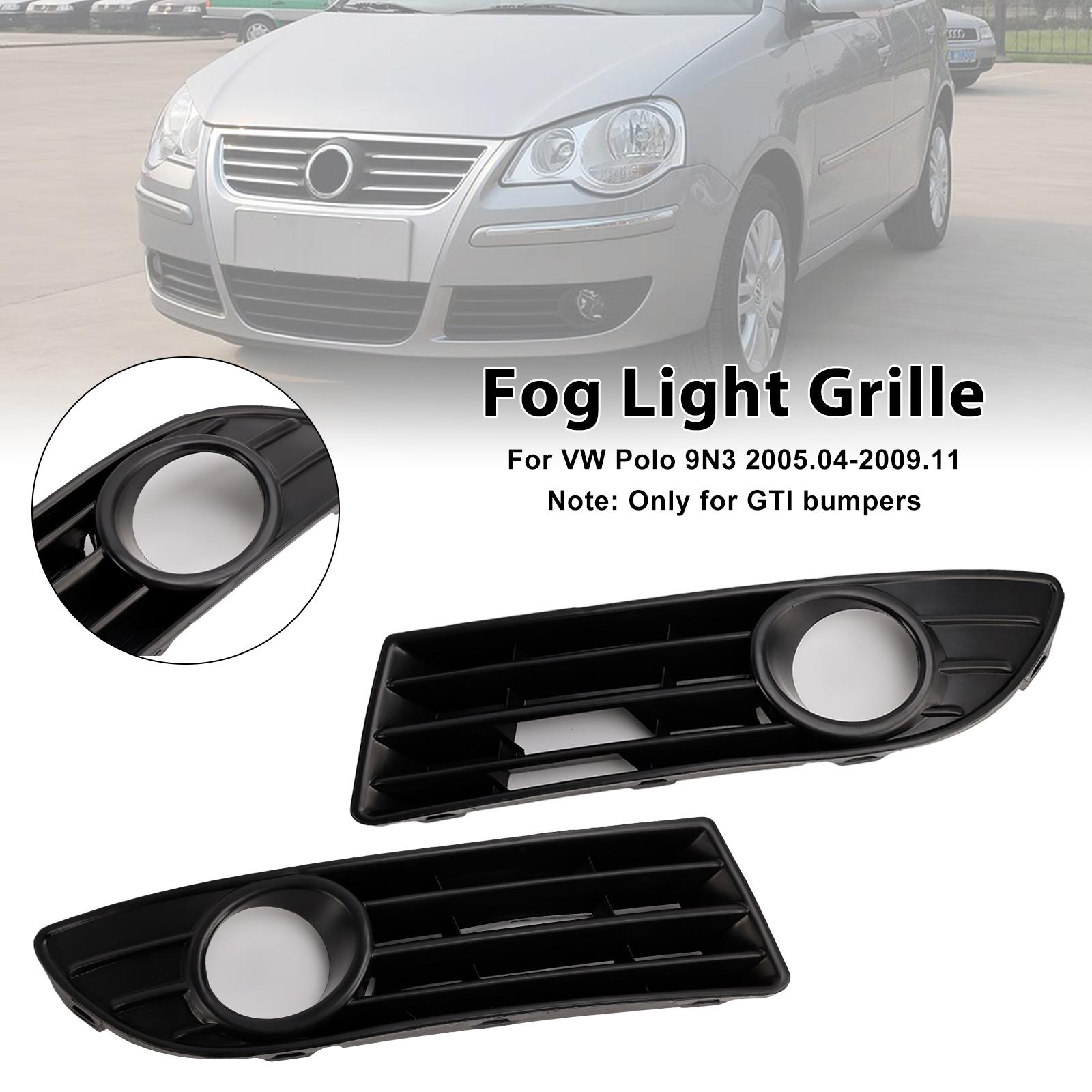 

2 шт. противотуманные фары решетка решетка подходит VW Polo 9N3 GTI 2005-2009