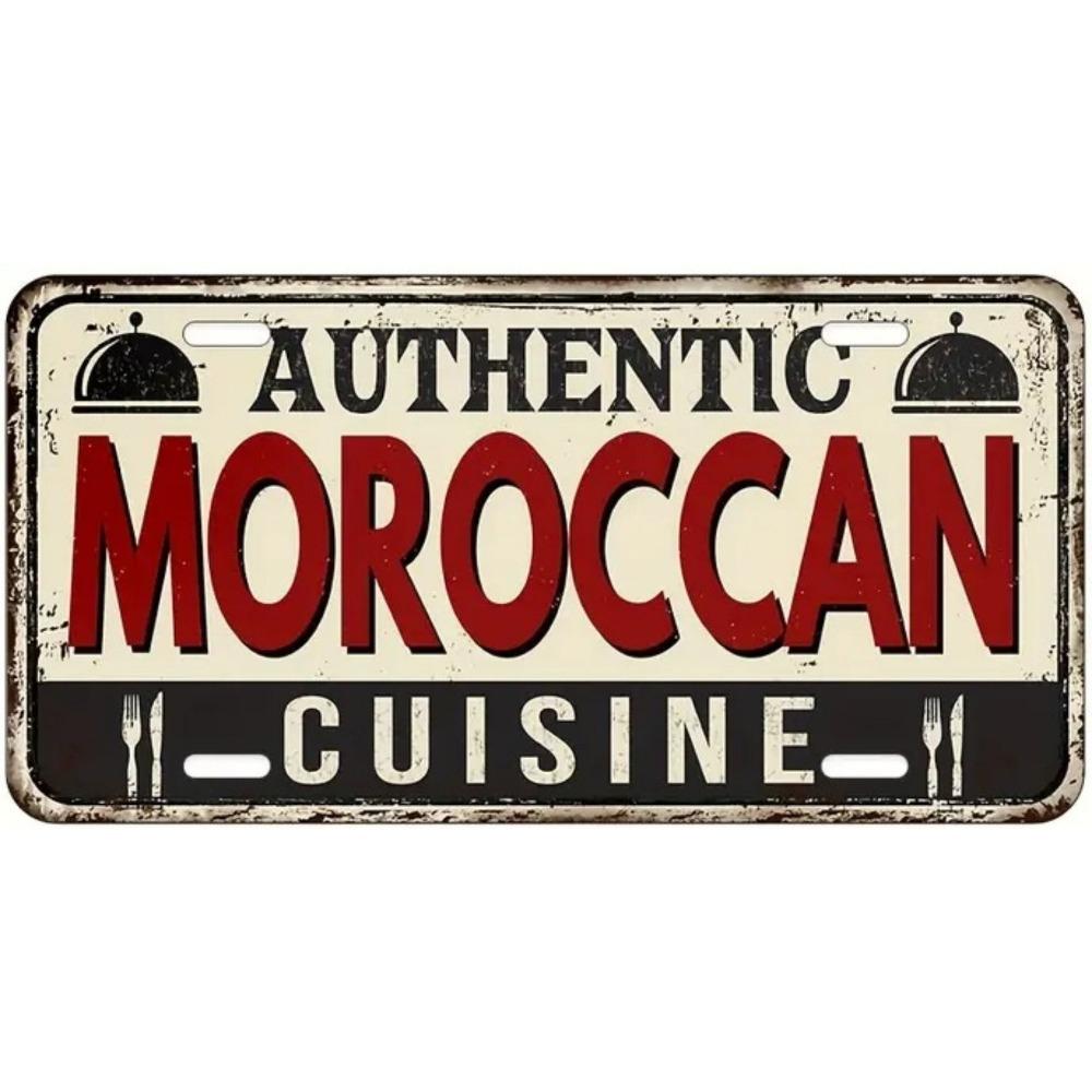 Souvenir Number for the Car , Car Number Plate for Interior Decoration, Metal, 15x30 Cm