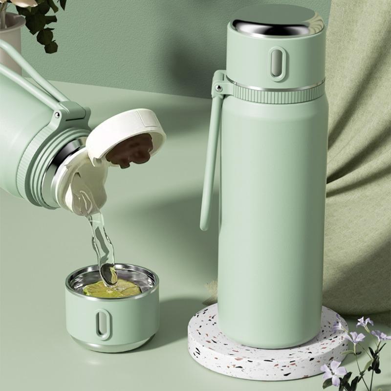 550ML Stainless Steel Vacuum Flasks Temperature Display Straight Cup Outdoor Travel Insulated Thermos Portable Hot Water Bottle