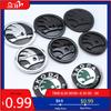 Adesivo per Auto 2 Pezzi 80mm 90mm Adesivo Emblema Anteriore Posteriore Cofano Bagagliaio per Skoda Octavia 2 3 A5 A7 Kodiaq Fabia Rapid 3 Karoq