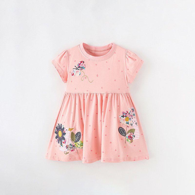 Children's Clothing Xiaofei Summer Fashionable Fashion Short Sleeve Dress