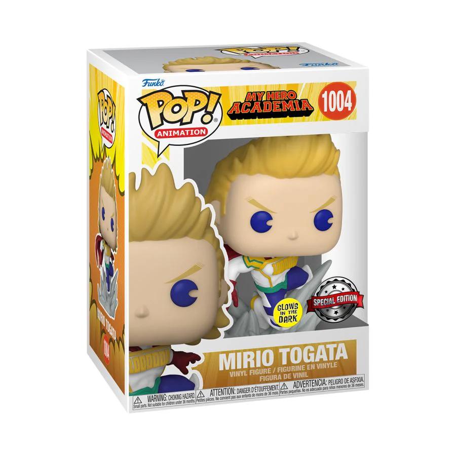 Funko Pop My Hero Academia 1004 Mirio Togata Glow Special Edition Limited Luminous Collectible Figure