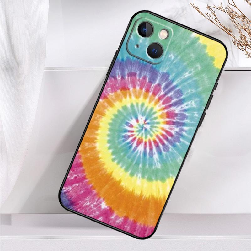 Trippy Batik Hippie Kunst Stoßfeste Hülle Für iPhone 17 16 Pro Max 11 14 15 Plus 12 13 Mini 16e 17 Air Handyhülle