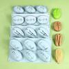 6-Zellen Silikon Schokoladenform mit Pistazien Pekannuss Kaffeebohnen Design für Mousse Kuchen Party Dessert Backen Küche Backutensilien
