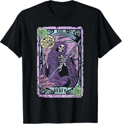 Pastel Goth Death Tarot Card Reaper T-Shirt Unisex T-Shirt