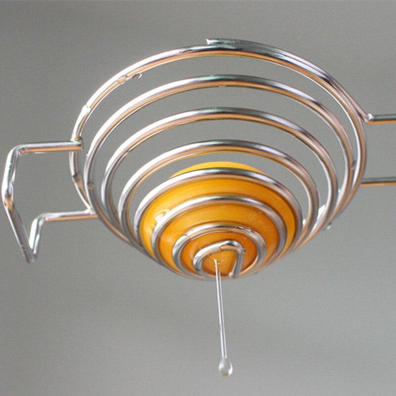 Nuovo acciaio inossidabile creativo lungo manico bianco d'uovo tuorlo d'uovo separatore uovo filtro uovo liquido netto gadget da cucina