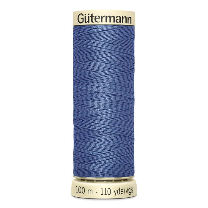 Fil à coudre 100% polyester Gutermann 1 Bobine - Att 37 - bleu acier