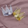 Princess Alloy Triangle Crown Cake Topper for Children's Birthday Party