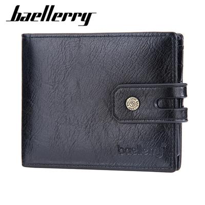 Męskie etui na karty Vintage krótkie portfele ze sztucznej skóry modny portfel na monety