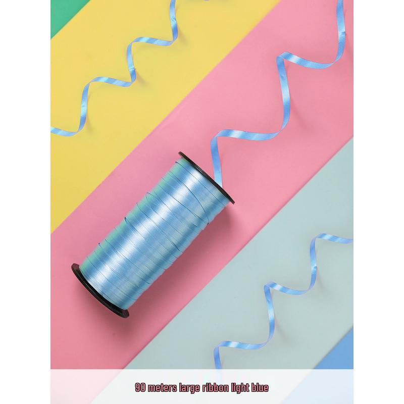 Balloon Ribbon Decoration for Helium Balloons - Party Supplies with Pull Flower Design for Weddings