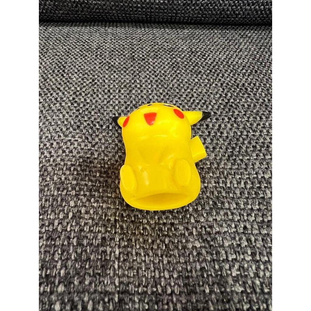 Used 1998 Pokemon Pikachu Figure Soft Vinyl BANDAI Game Goods