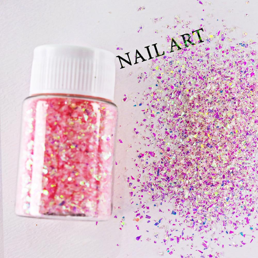 Συμφωνία Ακανόνιστα Πούλιες Μπουκαλάκι 20ml DIY Εποξειδική Άμμος Κινούμενη Μακιγιάζ Ματιών Τέχνη Νυχιών Κοσμήματα Γκλίτερ Πούλιες